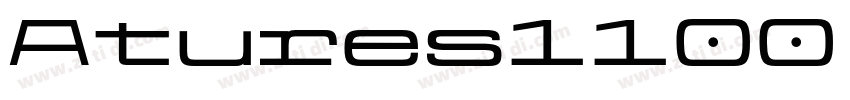 Atures1100 Italic字体转换